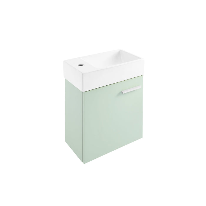 Swiss Madison Colmer 18" Wall-Mounted Bathroom Vanity in Mint - SM-BV615