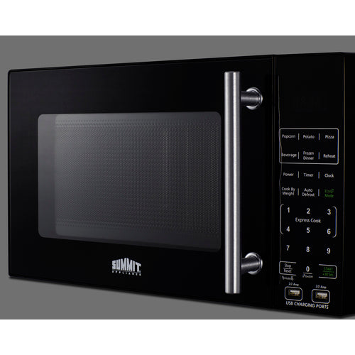 Summit Compact Microwave with USB Ports and Allocator SM903BSA1