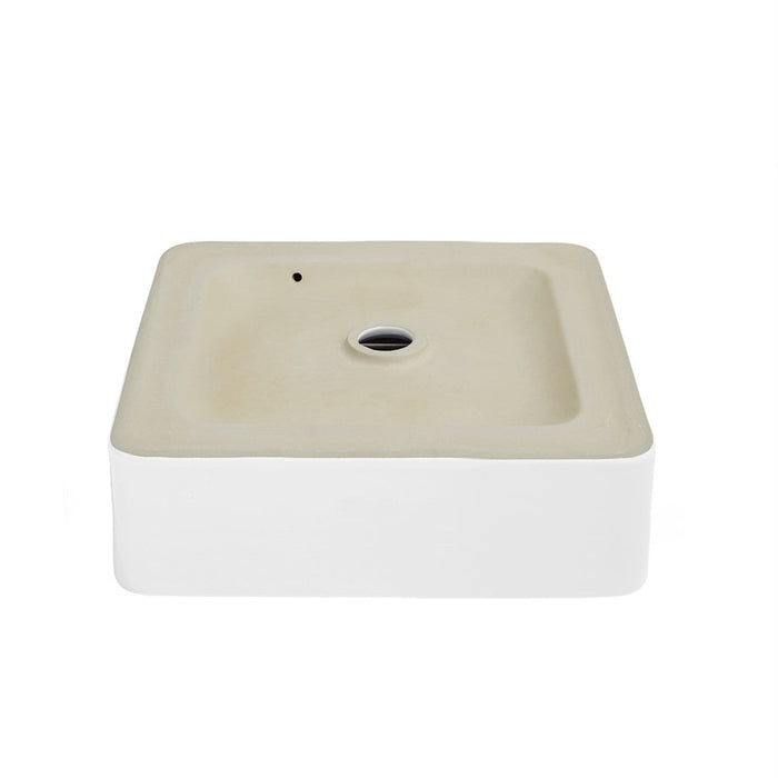 Swiss Madison Concorde 15 Square Ceramic Vessel Sink - SM-VS230