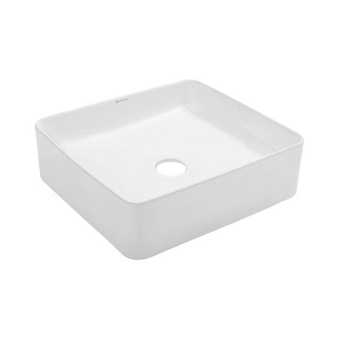 Swiss Madison Concorde 15 Square Ceramic Vessel Sink - SM-VS230