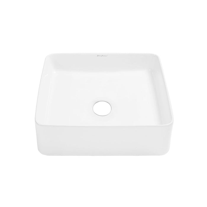 Swiss Madison Concorde 15 Square Ceramic Vessel Sink - SM-VS230