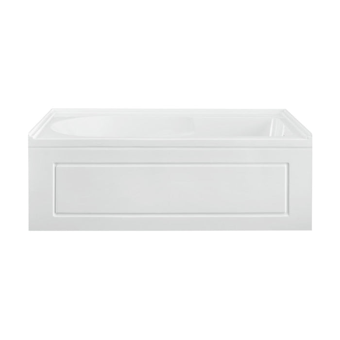 Swiss Madison Concorde 60" x 30" Right-Hand Drain Alcove Bathtub with Apron and Armrest - SM-AB0201GW