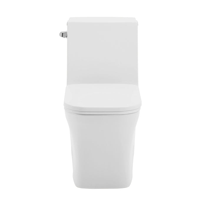 Swiss Madison Concorde One-Piece Square Left Side Flush Handle Toilet 1.28 gpf - SM-1T107