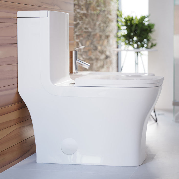 Swiss Madison Concorde One-Piece Square Toilet Dual-Flush 1.1/1.6 gpf - SM-1T106