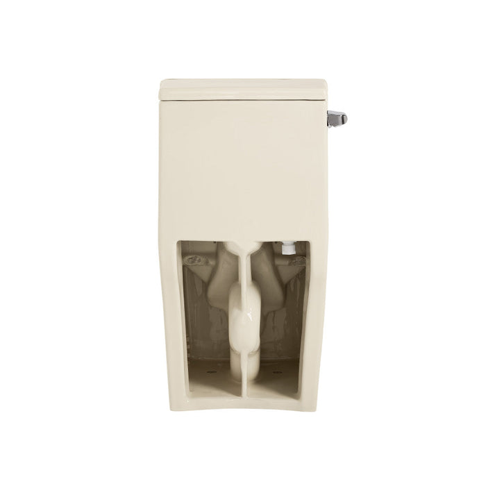 Swiss Madison Concorde One Piece Square Left Side Flush Handle Toilet 1.28 gpf in Bisque - SM-1T107BQ