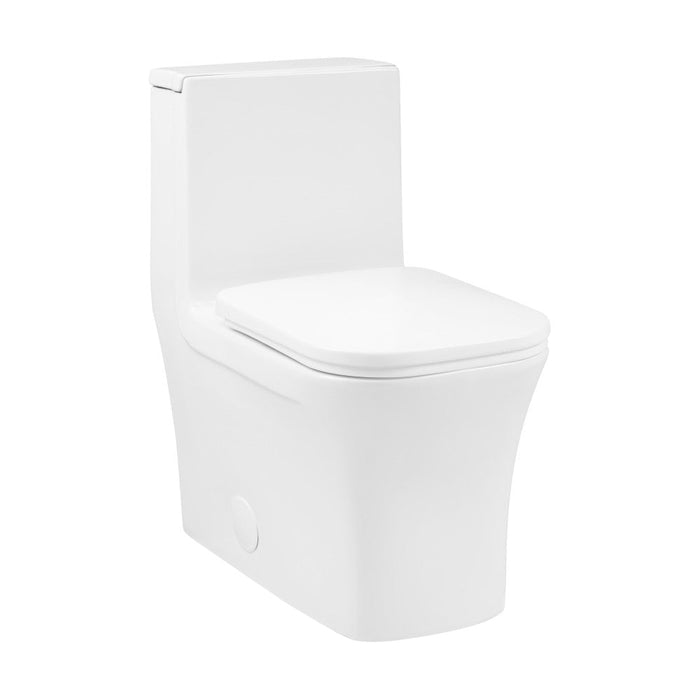 Swiss Madison Concorde One Piece Square Right Side Flush Handle Toilet 1.28 gpf - SM-1T105