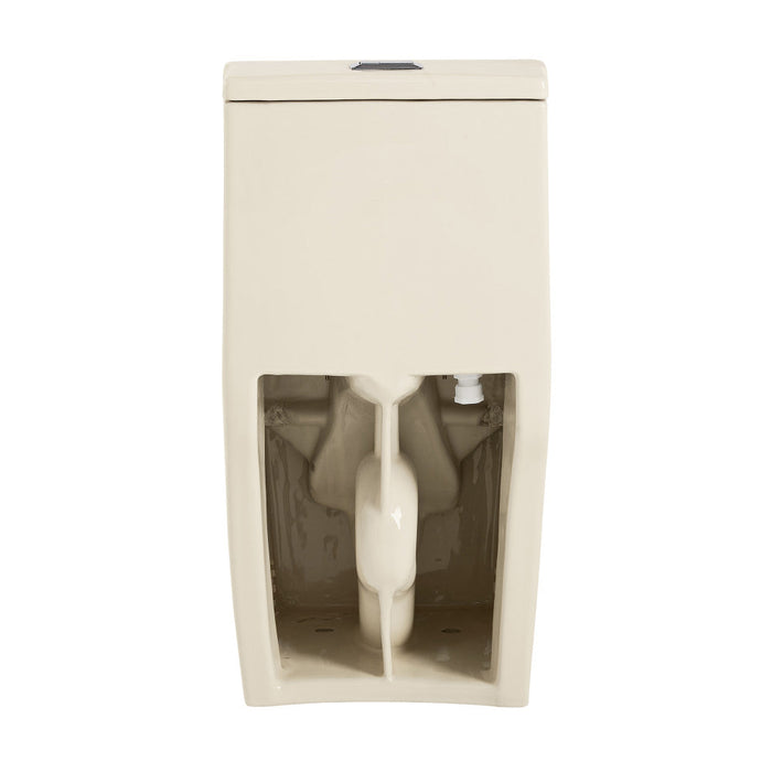 Swiss Madison Concorde One Piece Square Toilet Dual Flush 1.1/1.6 gpf in Bisque - SM-1T106BQ