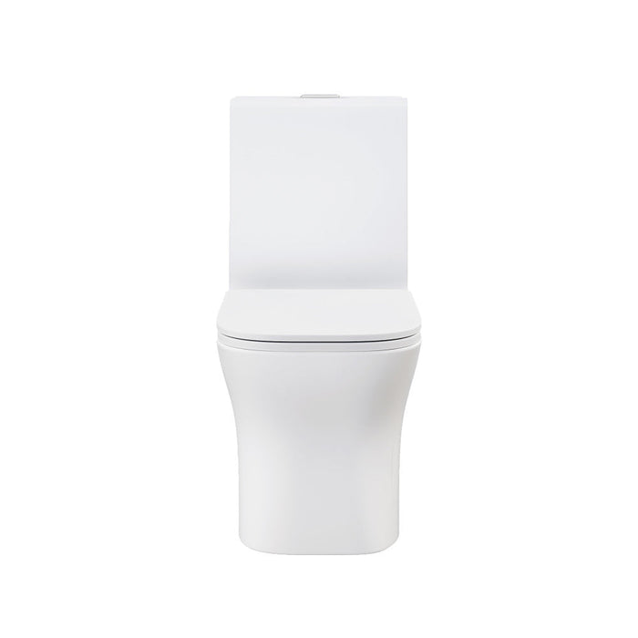 Swiss Madison Concorde One Piece Square Toilet Dual Flush 1.1/1.6 gpf in Matte White - SM-1T106MW