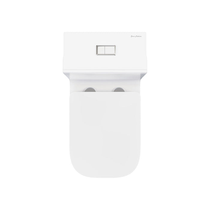 Swiss Madison Concorde One Piece Square Toilet Dual Flush 1.1/1.6 gpf in Matte White - SM-1T106MW