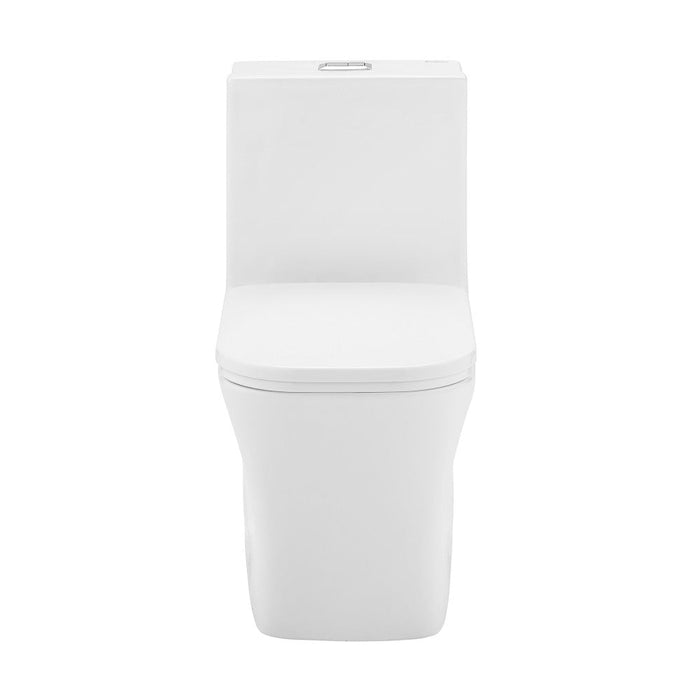 Swiss Madison Concorde One Piece Square Toilet Dual Flush 1.1/1.6 gpf with 10" Rough In - SM-1T278