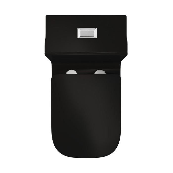 Swiss Madison Concorde One Piece Square Toilet Dual Flush in Glossy Black 1.1/1.6 gpf - SM-1T106GB