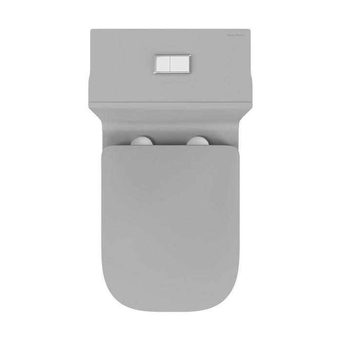 Swiss Madison Concorde One Piece Square Toilet Dual Flush in Matte Grey 1.1/1.6 gpf - SM-1T106MG