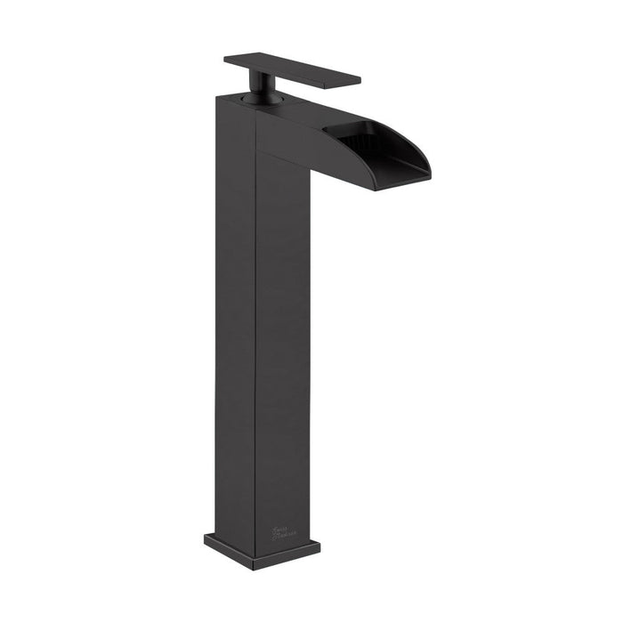 Swiss Madison Concorde Single Hole, Single-Handle, High Arc Waterfall, Bathroom Faucet in Matte Black - SM-BF51MB