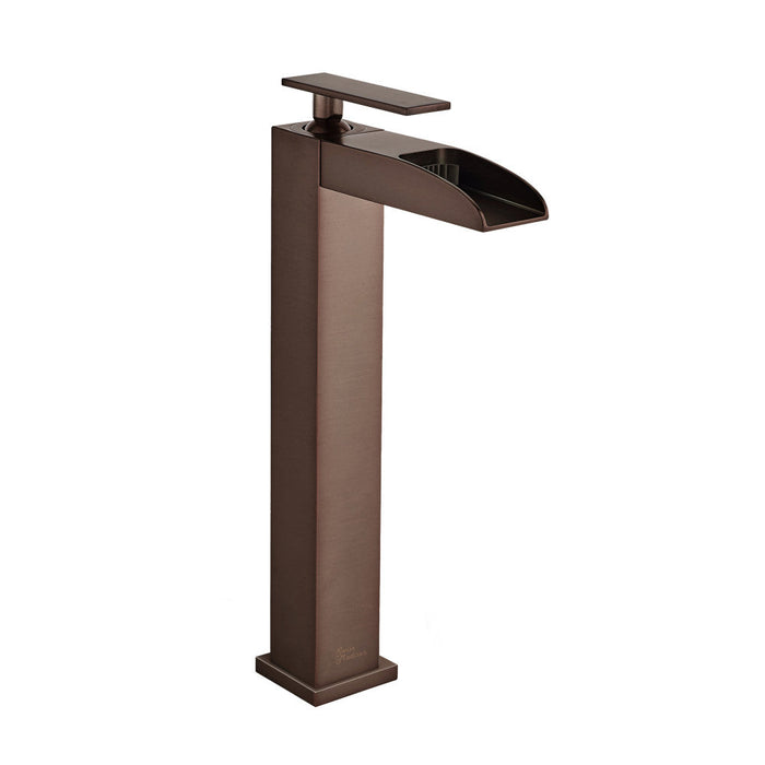 Swiss Madison Concorde Single Hole, Single-Handle, High Arc Waterfall, Bathroom Faucet in Oil Rubbed Bronze - SM-BF51OR