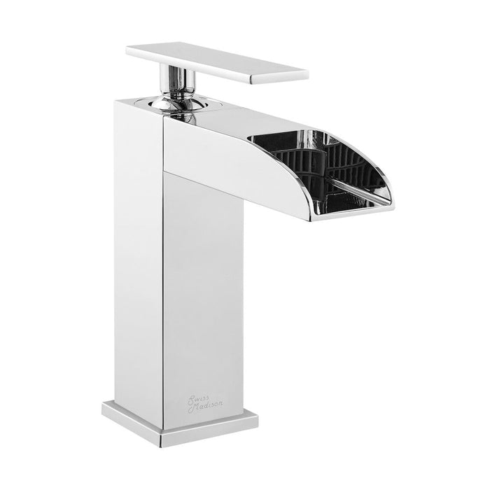 Swiss Madison Concorde Single Hole, Single-Handle, Waterfall Bathroom Faucet in Chrome - SM-BF50C