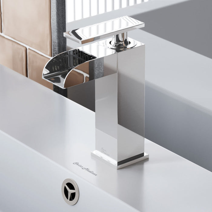 Swiss Madison Concorde Single Hole, Single-Handle, Waterfall Bathroom Faucet in Chrome - SM-BF50C