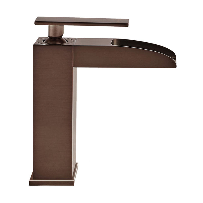 Swiss Madison Concorde Single Hole, Single-Handle, Waterfall Bathroom Faucet in Oil Rubbed Bronze - SM-BF50OR