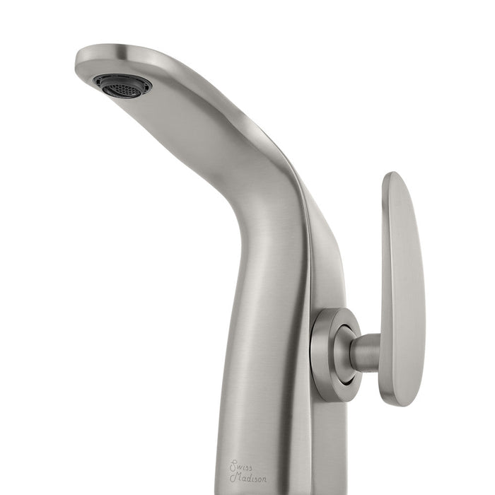 Swiss Madison Chateau Single Hole, Single-Handle, Bathroom Faucet in Brushed Nickel - SM-BF00BN