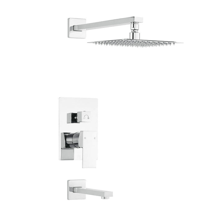 Swiss Madison Concorde Single-Handle 1-Spray Tub and Shower Faucet in Chrome (Valve Included) - SM-STF01C