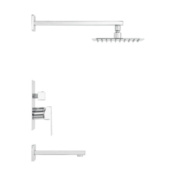 Swiss Madison Concorde Single-Handle 1-Spray Tub and Shower Faucet in Chrome (Valve Included) - SM-STF01C