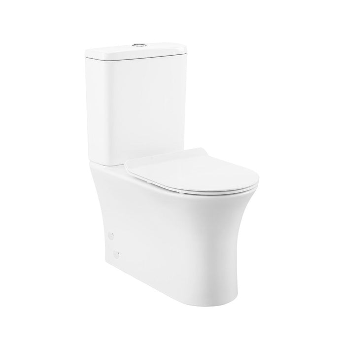 Swiss Madison Calice Two-Piece Elongated Rear Outlet Toilet Dual-Flush 1.1/1.6 gpf - SM-2T120