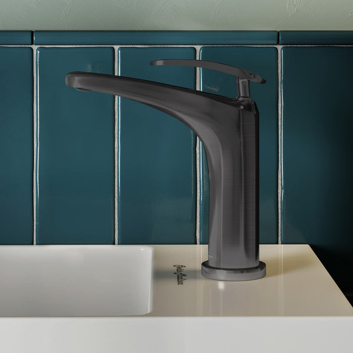 Swiss Madison Sublime Single Hole, Single-Handle, Bathroom Faucet in Gunmetal Grey - SM-BF10GG