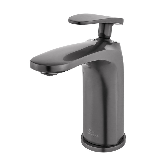 Swiss Madison Sublime Single Hole, Single-Handle, Bathroom Faucet in Gunmetal Grey - SM-BF10GG