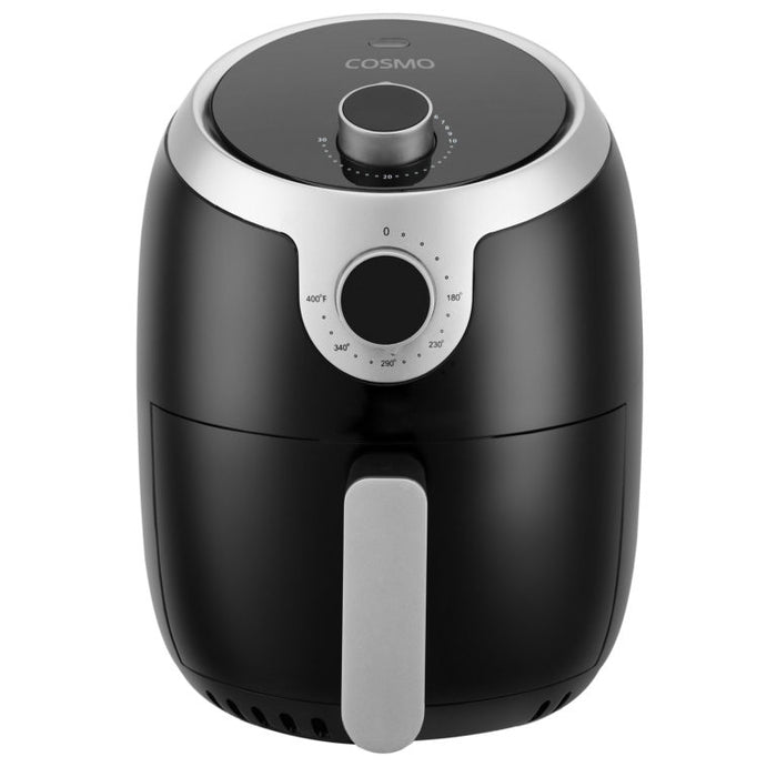 Cosmo 2.3 QT Electric Air Fryer with Non-Stick Fry Basket and Temperature Control COS-23AFAKB