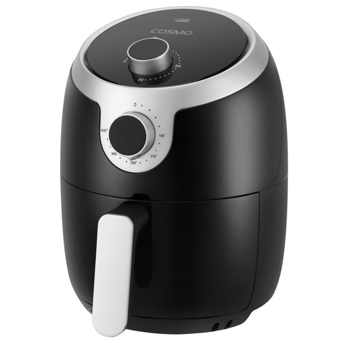 Cosmo 2.3 QT Electric Air Fryer with Non-Stick Fry Basket and Temperature Control COS-23AFAKB