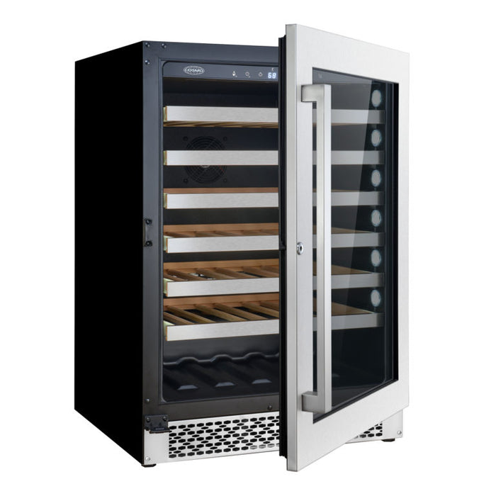 Cosmo 24" Built-In Wine Cooler with Digital Display in Stainless Steel COS-24BIWCS