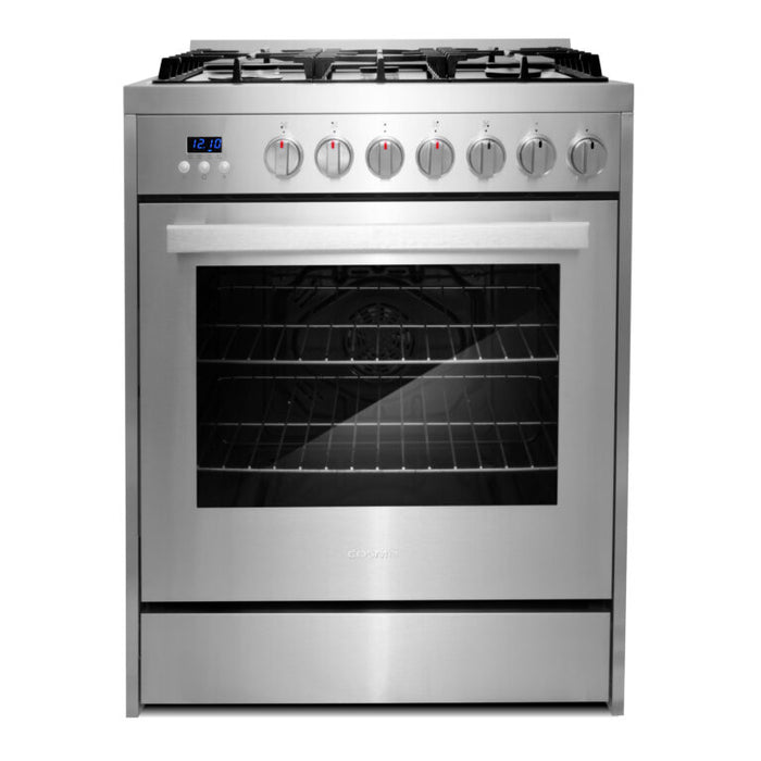 Cosmo 30" Gas Range with 5 High Performance Sealed Gas Burners and Convection Oven COS-305AGC