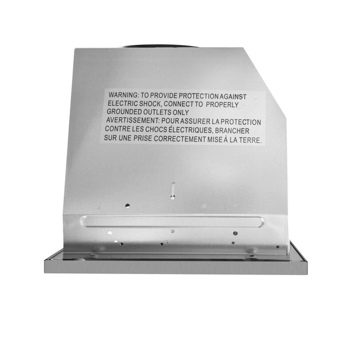 Cosmo 30" Stainless Steel Insert Range Hood with Push Button Controls and Dishwasher Safe Permanent Filters COS-30IRHP