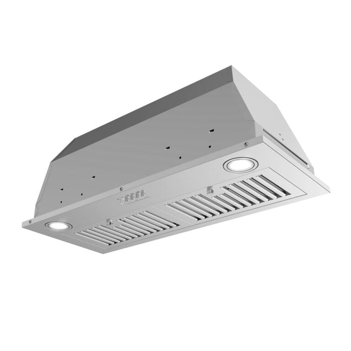 Cosmo 30" Stainless Steel Insert Range Hood with Push Button Controls and Dishwasher Safe Permanent Filters COS-30IRHP