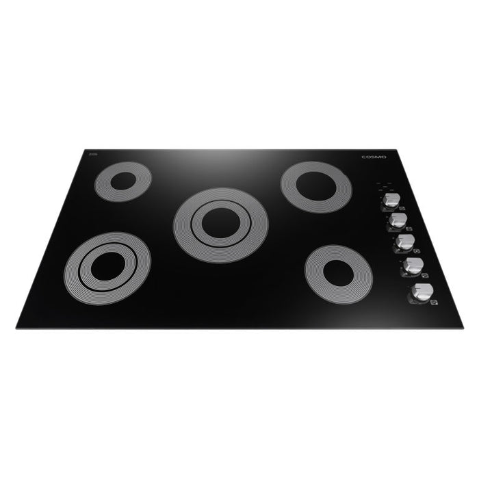 Cosmo 36" Drop-In Electric Ceramic Glass Cooktop with 5 Burners and Control Knobs COS-365ECC