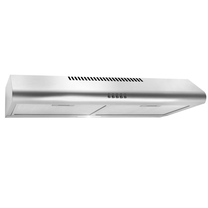 Cosmo 30" Stainless Steel Under Cabinet Range Hood with Aluminum Mesh Filters COS-5MU30