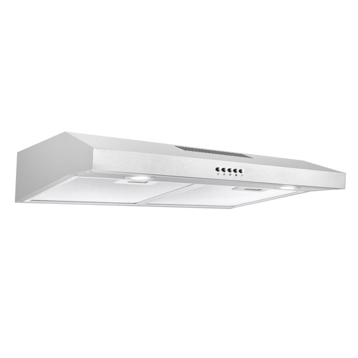 Cosmo 30" Stainless Steel Under Cabinet Range Hood with Aluminum Mesh Filters COS-5U30