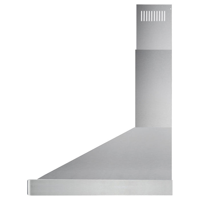 Cosmo 36" Stainless Steel Wall Mount Range Hood with Dishwasher Safe Permanent Filters and Push Button Controls COS-63190