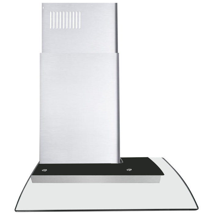 Cosmo 36" Stainless Steel Wall Mount Range Hood with Glass Canopy and Dishwasher Safe Permanent Filters COS-668A900