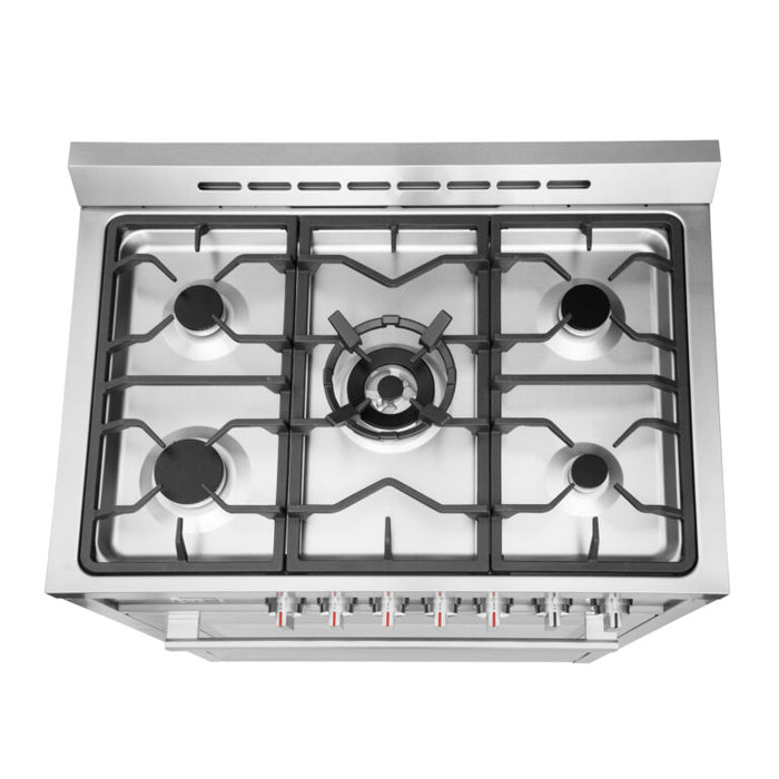 Cosmo 36" Gas Range with 5 High Performance Sealed Gas Burners and Convection Oven COS-965AGC