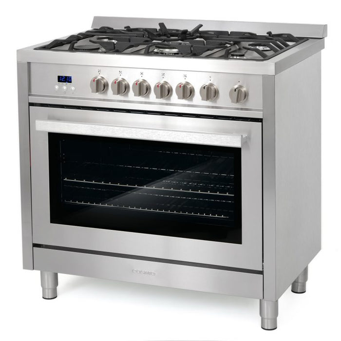 Cosmo 36" Gas Range with 5 High Performance Sealed Gas Burners and Convection Oven COS-965AGFC