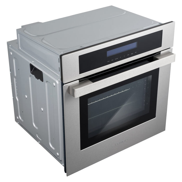 Cosmo 24" Stainless Steel Single Electric Wall Oven with Turbo True European Convection C106SIX-PT