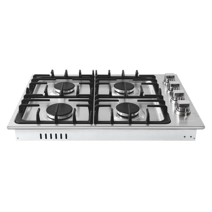 Cosmo 30" Drop-In Cooktop with 4 Italian-Made Sealed Gas Burners and Cast Iron Grates COS-DIC304