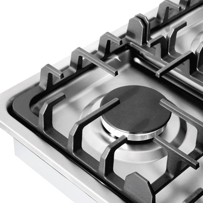 Cosmo 36" Drop-In Cooktop with 6 Italian-Made Sealed Gas Burners and Cast Iron Grates COS-DIC366