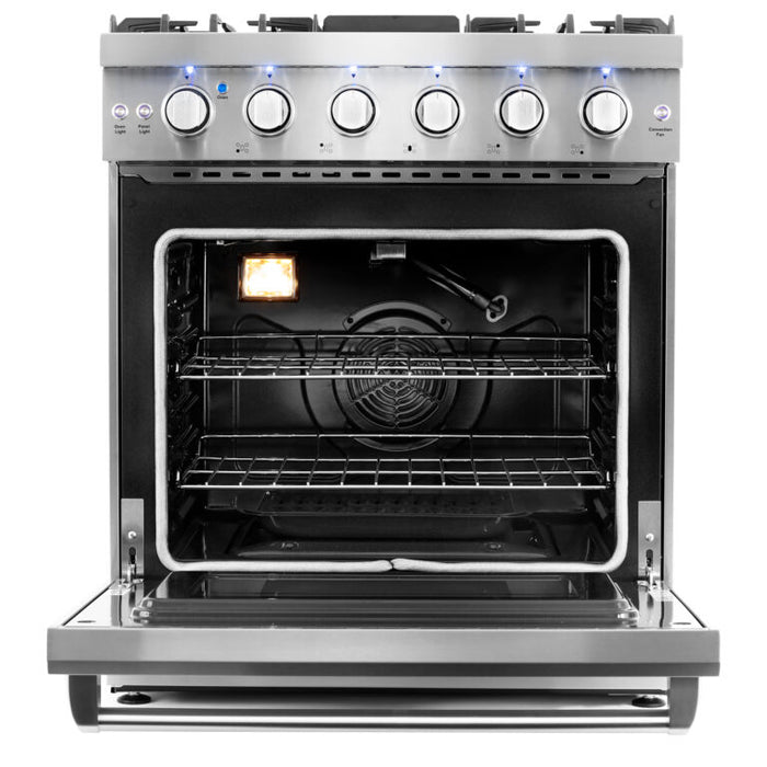 Cosmo 30" Gas Range with 5 Sealed Gas Burners and Convection Oven COS-EPGR304