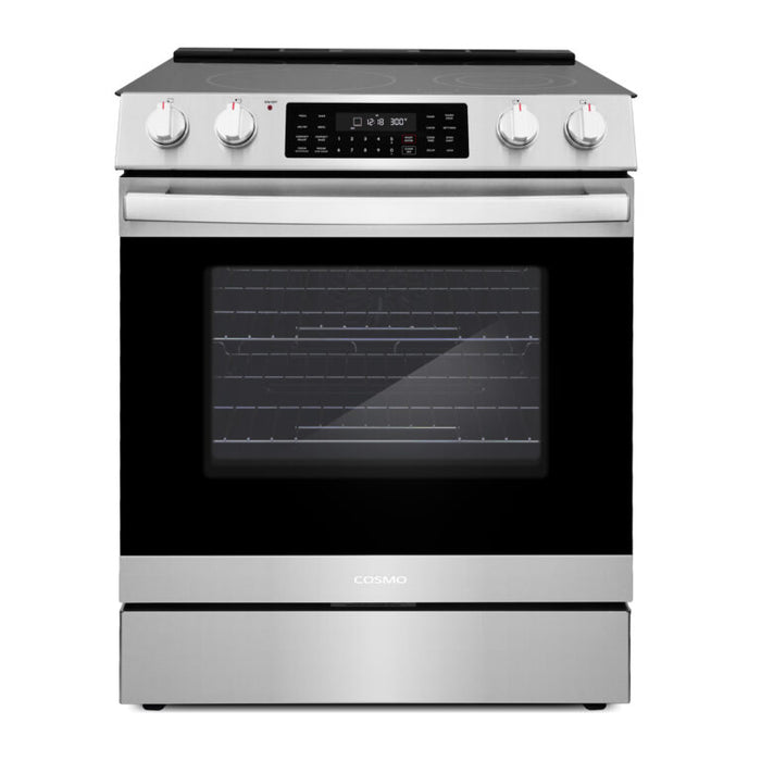 Cosmo 30" Electric Range with 8 Function Convection Oven COS-ERC305WKTD