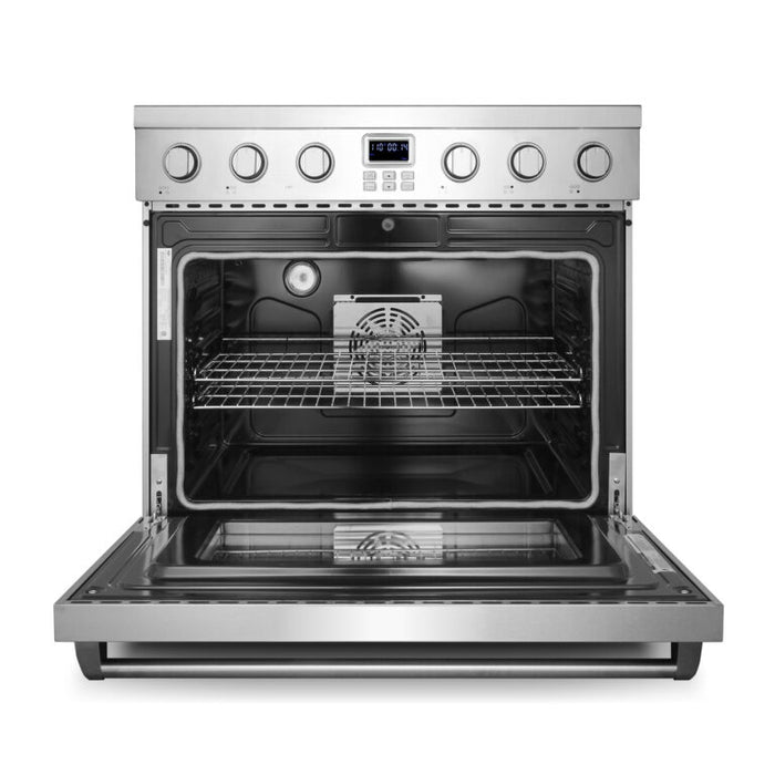 Cosmo 36" Electric Range with 6 Function Convection Oven COS-ERC365KBD