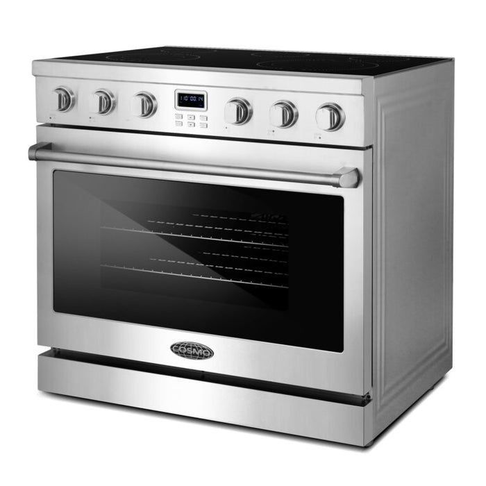 Cosmo 36" Electric Range with 6 Function Convection Oven COS-ERC365KBD