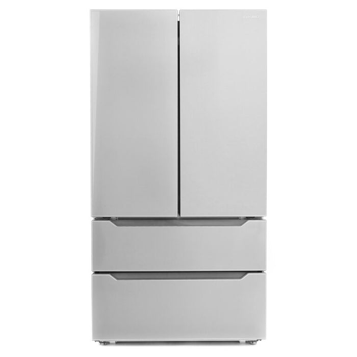 Cosmo 36" Counter-Depth French Door Refrigerator in Stainless Steel COS-FDR225RHSS