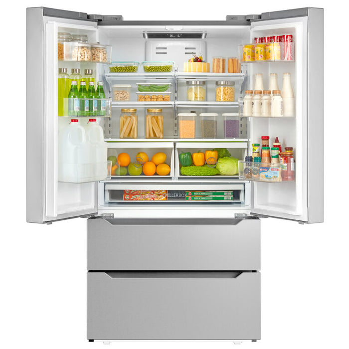 Cosmo 36" Counter-Depth French Door Refrigerator in Stainless Steel COS-FDR225RHSS