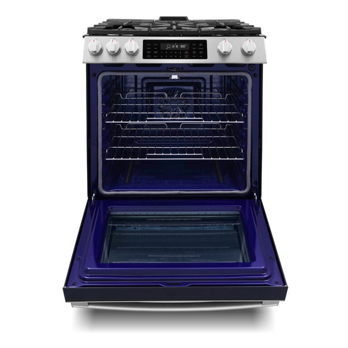 Cosmo 30" Gas Range with 8 Function Convection Oven COS-GRC305KTD